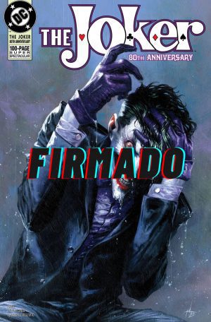 The Joker 80th Anniversary 100-Page Super Spectacular #1 Cover G Variant Gabriele Dell Otto 1990s Cover Signed by Gabriele Dell'Otto