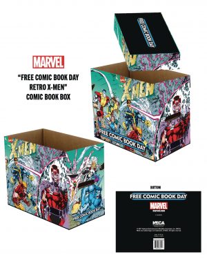Caja para comics Free Comic Book Day MARVEL COMICS X-MEN SHORT COMIC STORAGE BOX