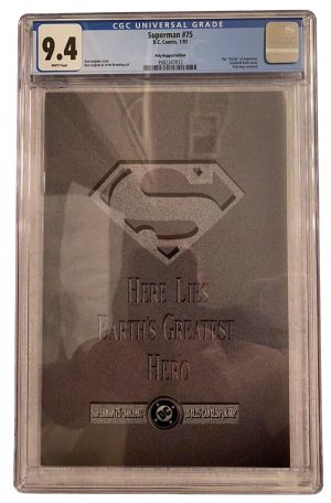 Superman Vol 2 #75 Cover B Collector's Edition CGC 9.4