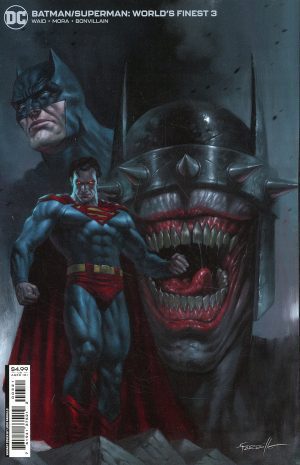 Batman/Superman Worlds Finest #3 Cover B Variant Lucio Parrillo Card Stock Cover