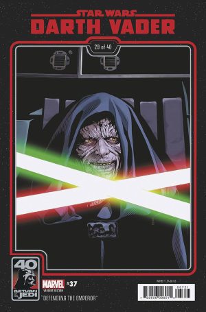 Star Wars Darth Vader #37 Cover B Variant Chris Sprouse Return Of The Jedi 40th Anniversary Cover