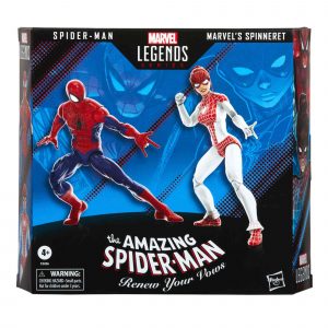 Marvel Legends Spider-Man 60 Amazing Years Series Spider-Man and Marvel's Spinneret Action Figures