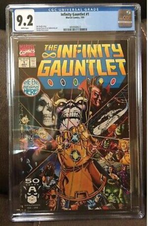 Infinity Gauntlet #1 George Pérez Cover CGC 9.2