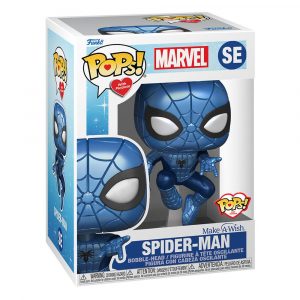 Funko Pop Marvel Make a Wish 2022 Spider-Man Metallic Vinyl Figure