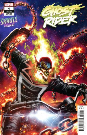 Ghost Rider Vol 9 #4 Cover B Variant David Baldeon Skrull Cover