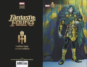 Fantastic Four Vol 6 #45 Cover B Variant Russell Dauterman Hellfire Gala Cover