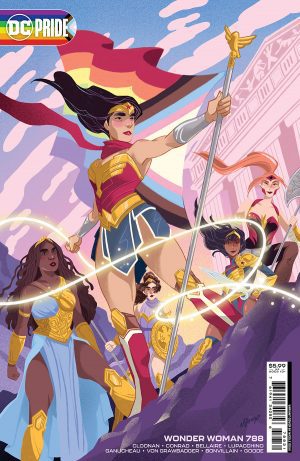Wonder Woman Vol 5 #788 Cover C Variant Nicole Goux Pride Month Card Stock Cover