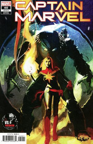 Captain Marvel Vol 9 #40 Cover B Variant Cary Nord Predator Cover