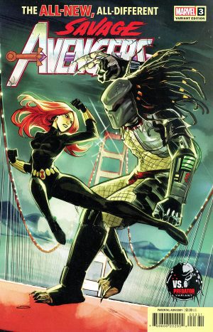 Savage Avengers Vol 2 #3 Cover B Variant Mirka Andolfo Predator Cover
