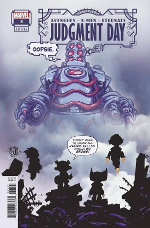 A.X.E. Judgment Day #3 Cover C Variant Skottie Young Cover