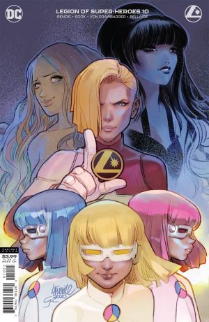 Legion Of Super-Heroes Vol 8 #10 Cover B Variant Darko Lafuente Cover