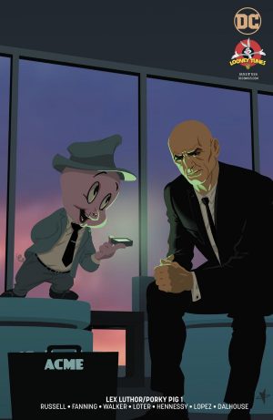 Lex Luthor Porky Pig Special #1 Cover B Variant Mac Rey Cover