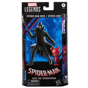 Marvel Legends Spider-Man Into the Spiderverse Series Spider-Man Noir and Spider-Ham Action Figures