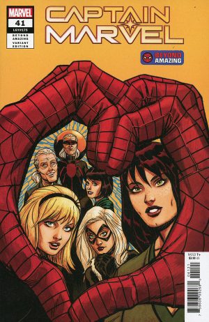 Captain Marvel Vol 9 #41 Cover B Variant Dave Johnson Beyond Amazing Spider-Man Cover