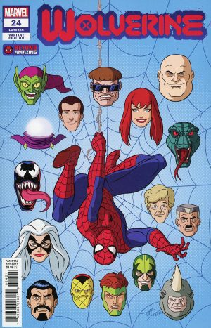 Wolverine Vol 7 #24 Cover B Variant Tim Levins Beyond Amazing Spider-Man Cover