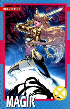 X-Men Vol 6 #14 Cover C Variant Russell Dauterman Trading Card Cover