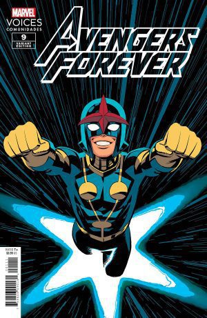 Avengers Forever Vol 2 #9 Cover C Variant Leonardo Romero Marvels Voices Community Cover