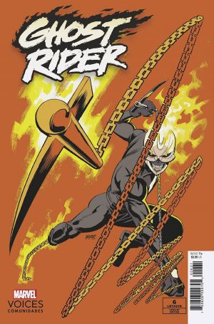 Ghost Rider Vol 9 #6 Cover C Variant Leonardo Romero Marvels Voices Community Cover