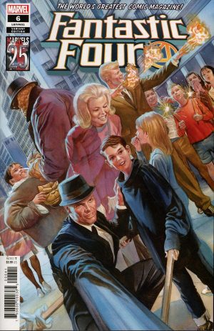 Fantastic Four Vol 6 #6 Cover D Variant Alex Ross Marvels 25th Anniversary Cover