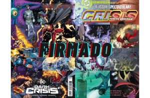 Dark Crisis #1 Cover C Variant Jim Lee Homage Card Stock Cover Signed by Joshua Williamson