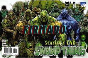 Swamp Thing Vol 5 #40 Regular Cover Jesús Saiz Cover Signed by Charles Soule