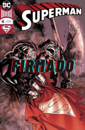 Superman Vol 6 #4 Cover A Regular Ivan Reis & Joe Prado Enhanced Foil Cover Signed by Joe Prado