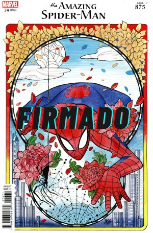 Amazing Spider-Man Vol 5 #74 Cover E Variant Peach Momoko Cover (#875) Signed by Peach Momoko
