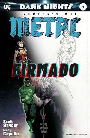 Dark Nights Metal Director's Cut #1 Cover A Greg Capullo Cover Signed by Greg Capullo