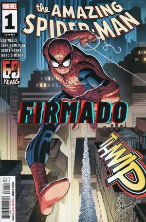Amazing Spider-Man Vol 6 #1 Cover A Regular John Romita Jr Cover Signed by John Romita Jr