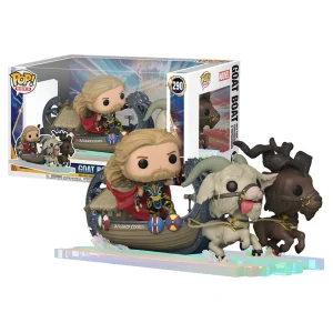Funko Pop Thor: Love and Thunder Goat Boat with Thor, Toothgnasher & Toothgrinder Bobble-Head