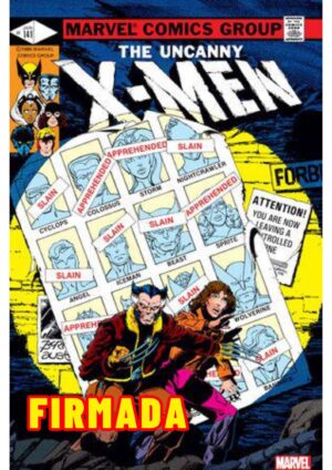 NYCC 2023 The Uncanny X-Men #141 Print Signed by Chris Claremont