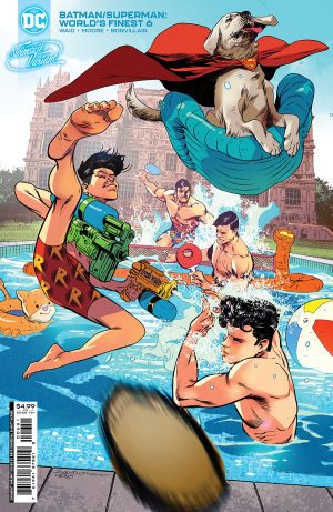 Batman/Superman Worlds Finest #6 Cover C Variant Rafa Sandoval Swimsuit Card Stock Cover