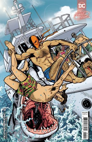 Deathstroke Inc #12 Cover C Variant David Lapham Swimsuit Card Stock Cover