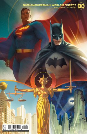 Batman/Superman Worlds Finest #7 Cover B Variant Joshua Middleton Card Stock Cover