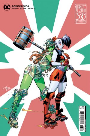 Poison Ivy #4 Cover D Variant Amy Reeder Harley Quinn 30th Anniversary Card Stock Cover