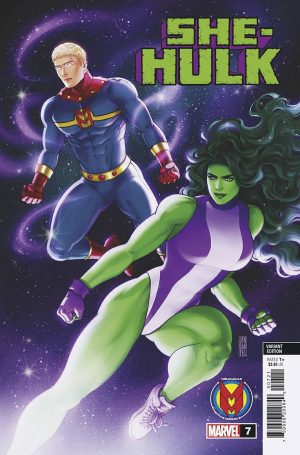 She-Hulk Vol 4 #7 Cover B Variant Jen Bartel Miracleman Cover