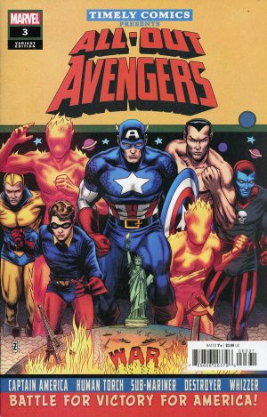 All-Out Avengers #3 Cover B Variant Patrick Zircher Timely Comics Cover