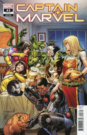 Captain Marvel Vol 9 #43 Cover C Variant Sergio Davila Cover