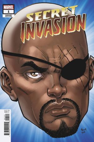 Secret Invasion Vol 2 #1 Cover D Variant Todd Nauck Headshot Cover