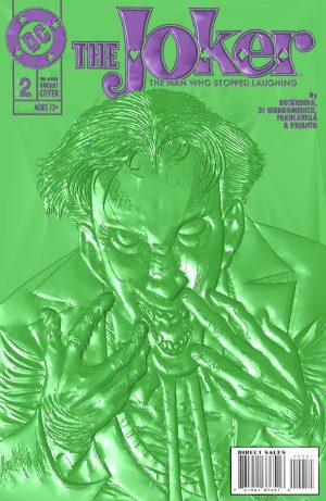 The Joker: The Man Who Stopped Laughing #2 Cover D Variant Kelley Jones 90s Cover Month Foil Multi-Level Embossed Cover