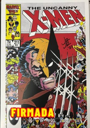 NYCC 2023 The Uncanny X-Men #211 Print Signed by John Romita Jr
