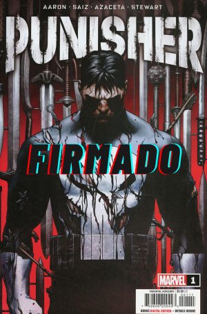 The Punisher Vol 12 #1 Cover A Regular Jesús Saiz Cover - Signed by Jesús Saiz