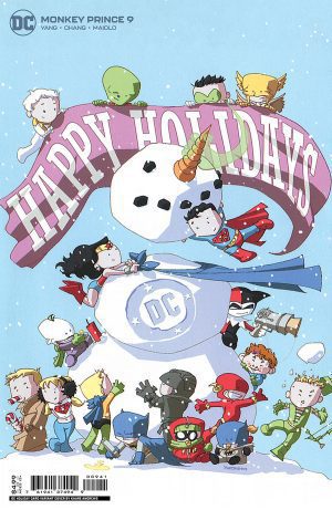 Monkey Prince #9 Cover C Variant Kaare Andrews Holiday Card Card Stock Cover