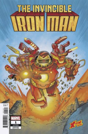 Invincible Iron Man Vol 4 #1 Cover C Variant Declan Shalvey X-Treme Marvel Cover