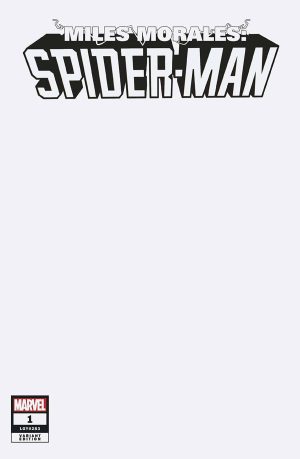 Miles Morales Spider-Man Vol 2 #1 Cover D Variant Blank Cover