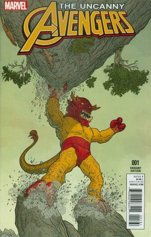 Uncanny Avengers Vol 3 #1 Cover D Incentive Geof Darrow Kirby Monster Variant Cover