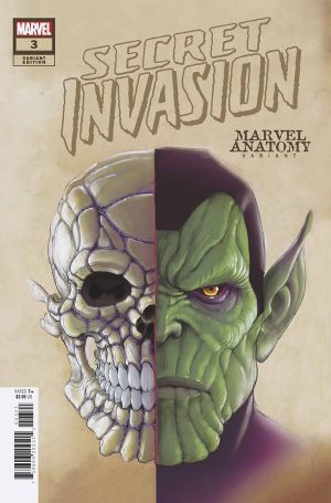 Secret Invasion Vol 2 #3 Cover B Variant Jonah Lobe Marvel Anatomy Cover
