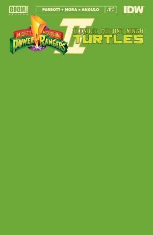 Mighty Morphin Power Rangers/Teenage Mutant Ninja Turtles II #1 Cover J Variant Blank Cover