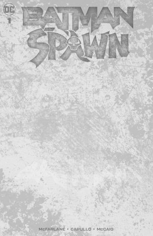 Batman/Spawn #1 (One Shot) Cover J Variant Blank Cover
