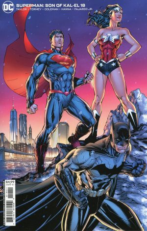 Superman Son Of Kal-El #18 Cover C Variant Jim Lee Scott Williams & Alex Sinclair DC Holiday Card Card Stock Cover